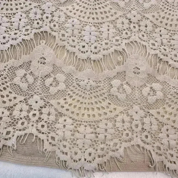 Chico’s Women Beaded Embroidery Lace Open Tan Beige Neutral Vest Plus Size XL 16 - Picture 8 of 11